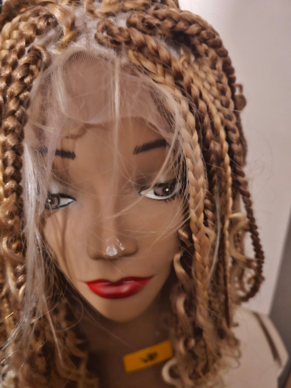 BOX BRAID WIG WITH LACE FRONT BABY HAIR